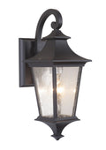 Argent II Small Outdoor Wall Lantern in Midnight Finish by Craftmade