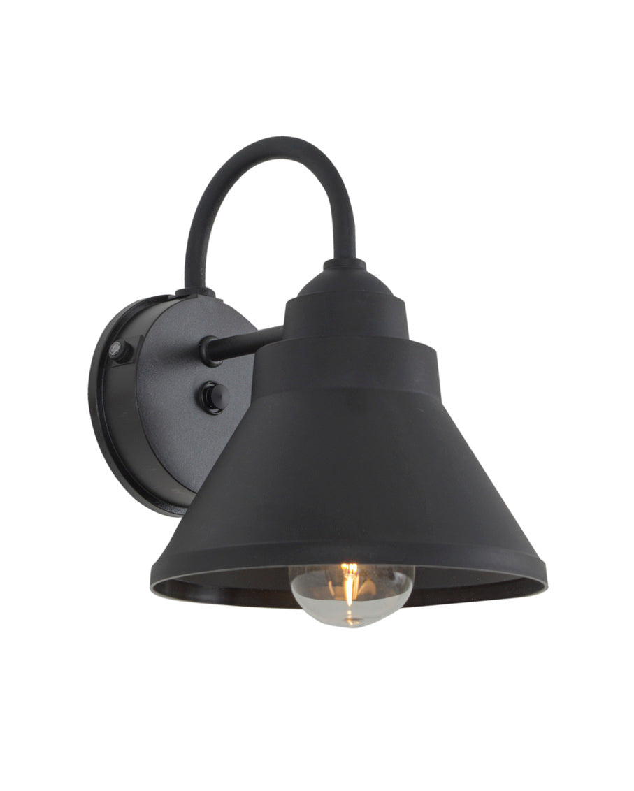 Resilience Small Outdoor Wall Lantern in Textured Black Finish by Craftmade