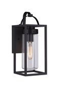 Neo Small Outdoor Wall Lantern in Midnight Finish by Craftmade