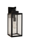 Marin Medium Outdoor Wall Lantern in Textured Black Finish by Craftmade
