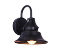 Union Small Outdoor Wall Lantern in Midnight Finish by Craftmade