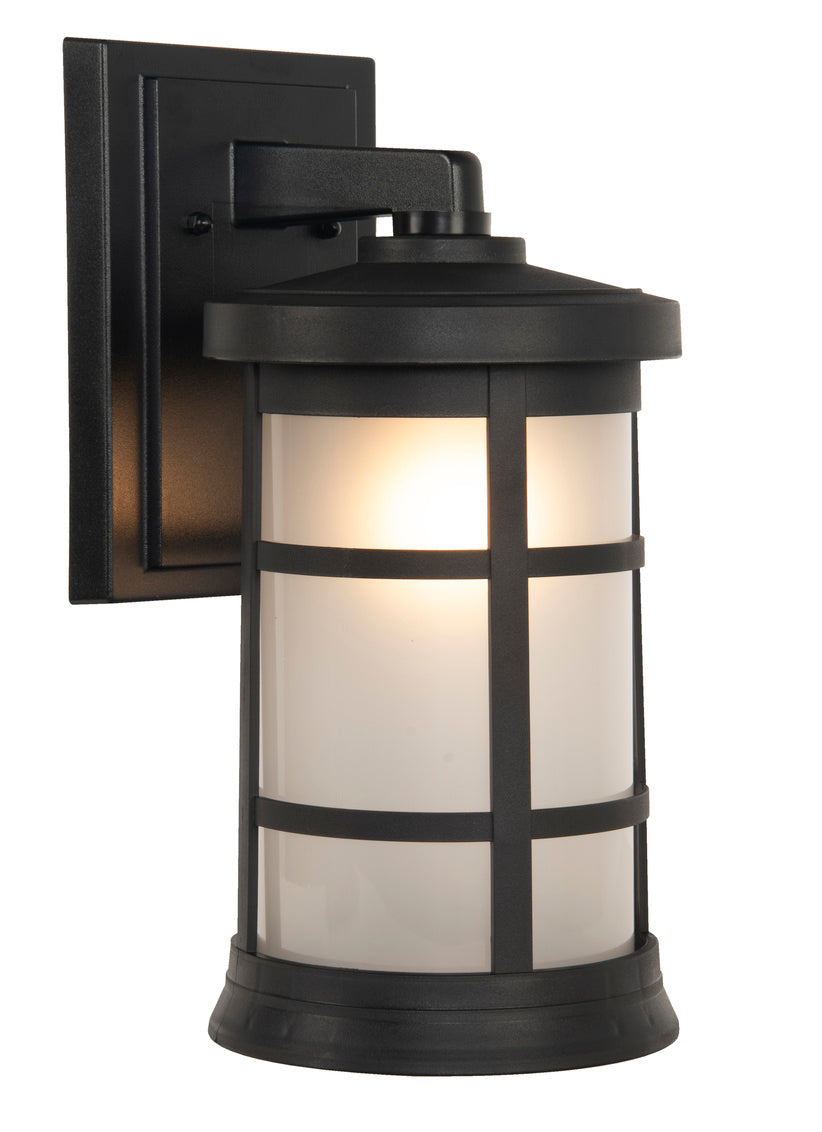 Resilience Medium Outdoor Wall Lantern in Textured Matte Black Finish by Craftmade