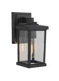 Resilience Small Outdoor Wall Lantern in Textured Black Finish by Craftmade