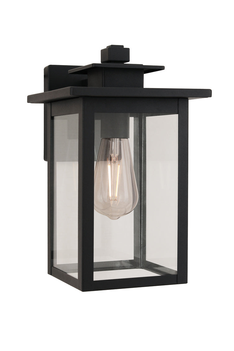 Rock Creek Medium Outdoor Wall Lantern in Textured Black Finish by Craftmade