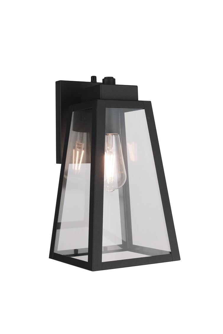 Sorano Medium Outdoor Wall Lantern in Textured Black Finish by Craftmade