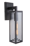 Deka Medium Outdoor Wall Lantern in Midnight Finish by Craftmade