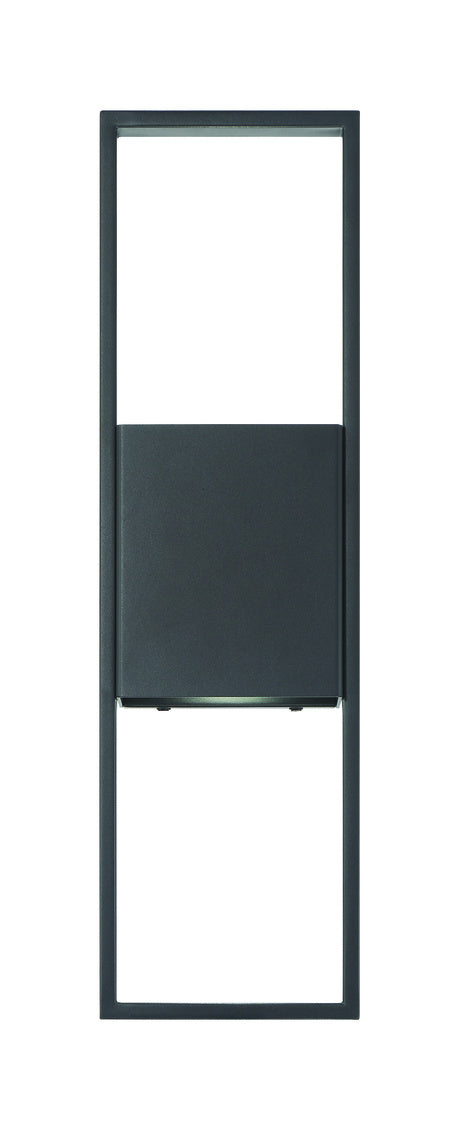 Profiled Small Outdoor Wall Lantern in Textured Black Finish by Craftmade