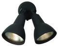 Flood 2-Light Outdoor Security Flood Light in Textured Matte Black Finish by Craftmade