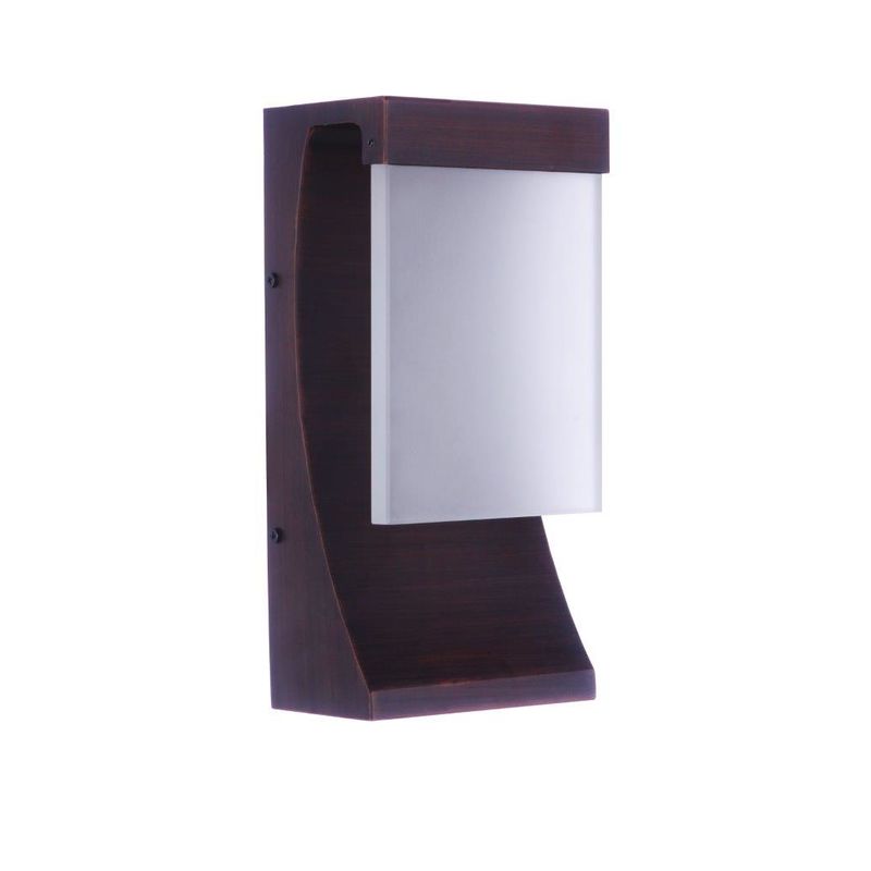 Vault Small Outdoor Wall Lantern in Aged Bronze Finish by Craftmade