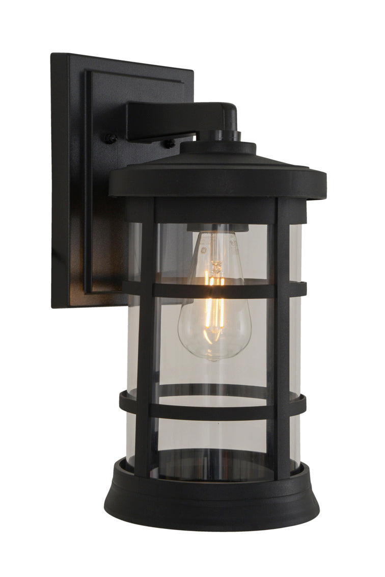 Resilience Medium Outdoor Wall Lantern in Textured Black Finish by Craftmade