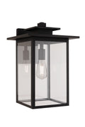 Rock Creek X-Large Outdoor Wall Lantern in Textured Black Finish by Craftmade