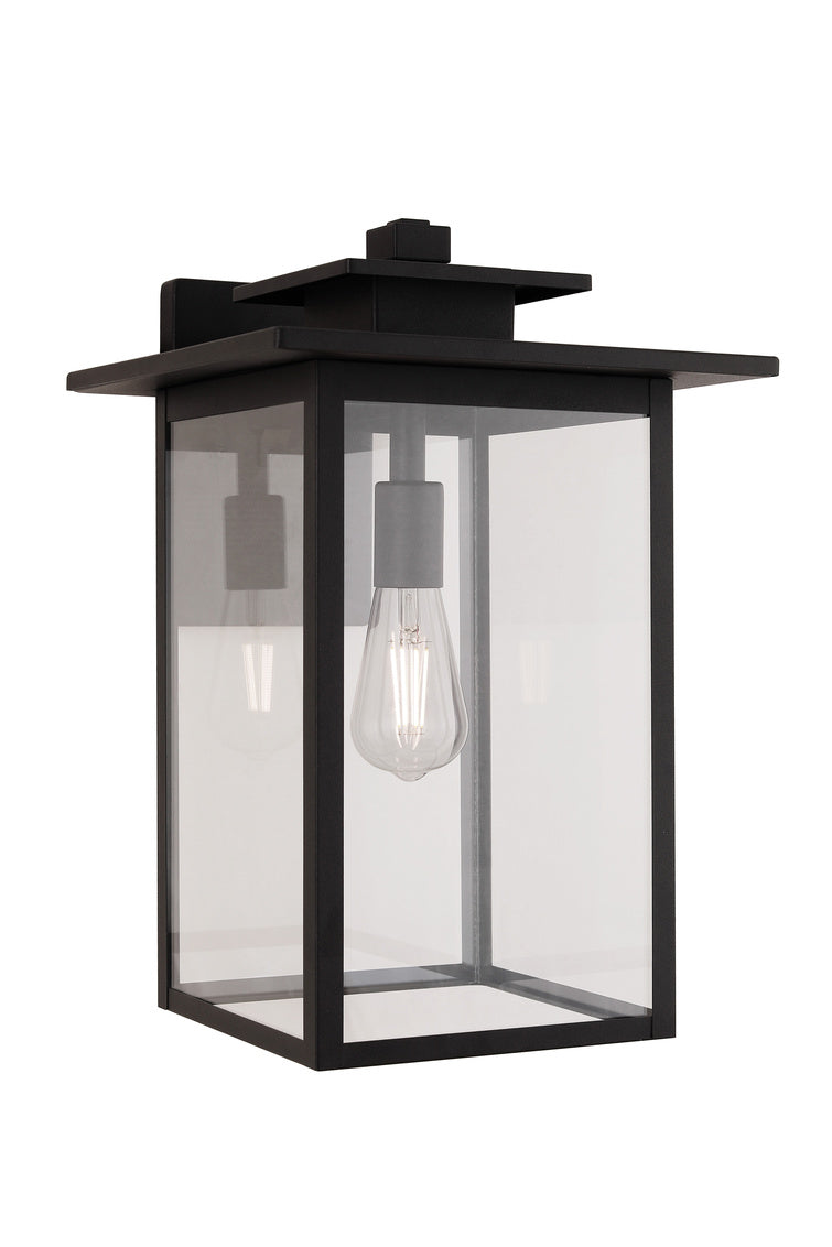 Rock Creek X-Large Outdoor Wall Lantern in Textured Black Finish by Craftmade