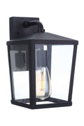 Olsen Small Outdoor Wall Lantern in Midnight Finish by Craftmade
