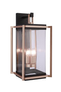 Metalwork X-Large Outdoor Wall Lantern in Midnight Finish by Craftmade