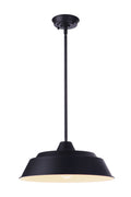 Landmark 1-Light Outdoor Hanging Lantern in Midnight Finish by Craftmade