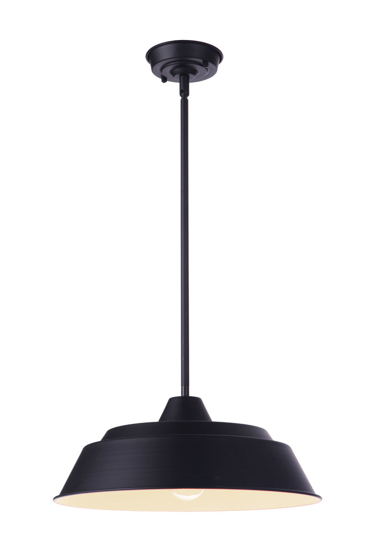 Landmark 1-Light Outdoor Hanging Lantern in Midnight Finish by Craftmade