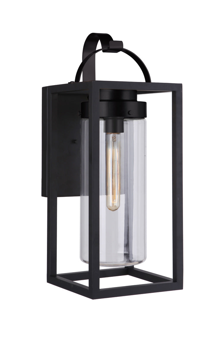 Neo Medium Outdoor Wall Lantern in Midnight Finish by Craftmade