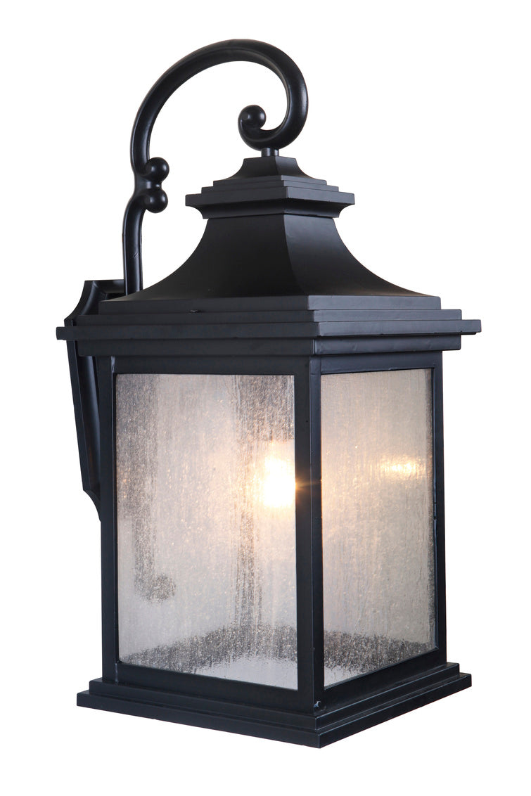 Gentry Large Outdoor Wall Lantern in Midnight Finish by Craftmade