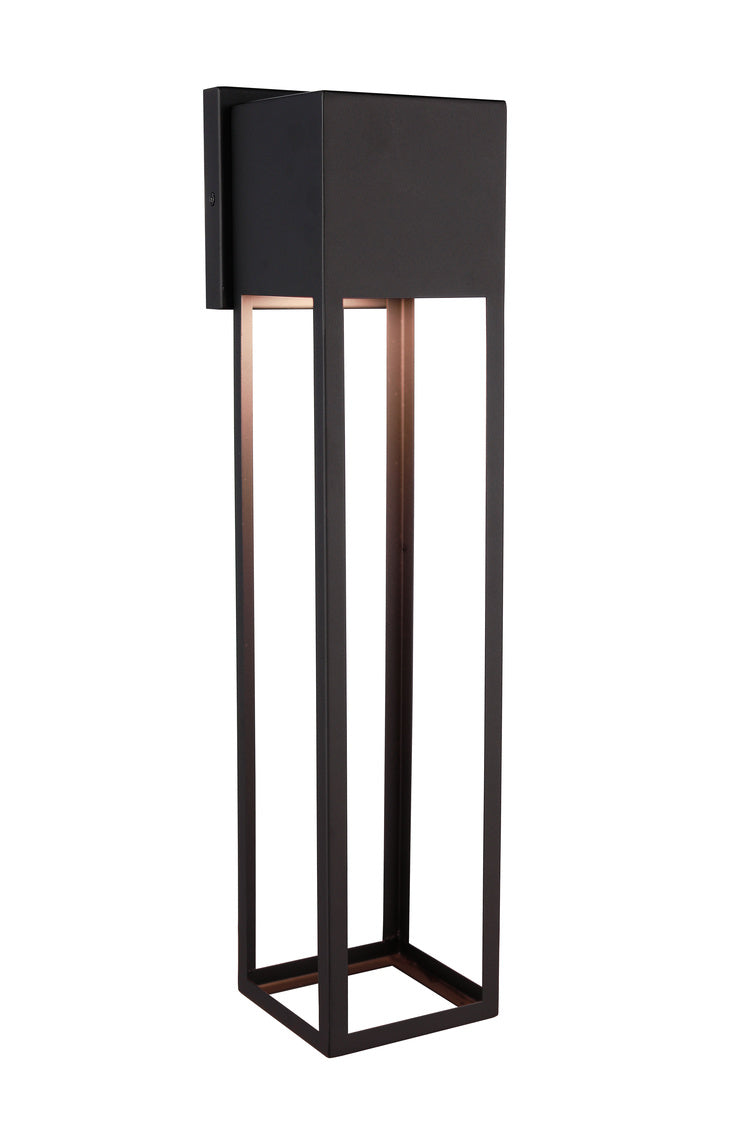 Notable Large Outdoor Wall Lantern in Midnight Finish by Craftmade