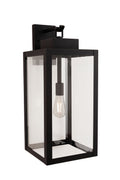 Marin X-Large Outdoor Wall Lantern in Textured Black Finish by Craftmade