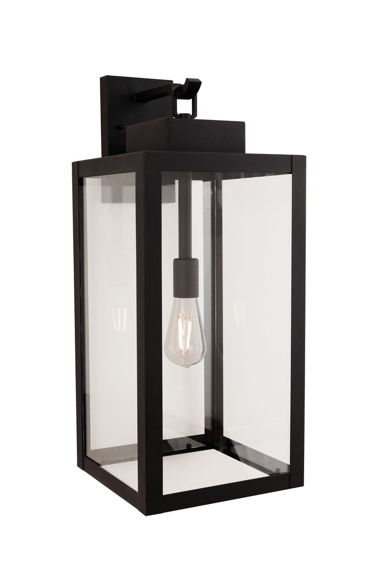 Marin X-Large Outdoor Wall Lantern in Textured Black Finish by Craftmade