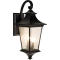 Argent II Large Outdoor Wall Lantern in Midnight Finish by Craftmade