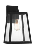 Dunn Large Outdoor Wall Lantern in Textured Matte Black Finish by Craftmade