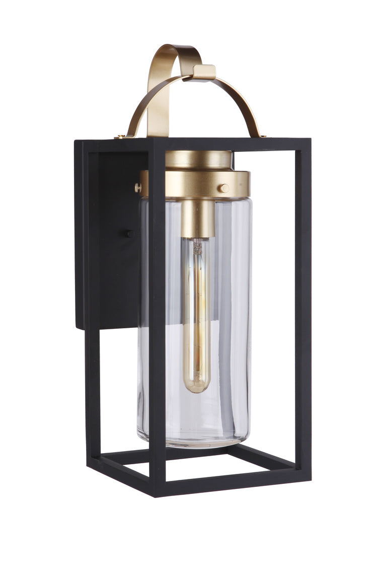 Neo Large Outdoor Wall Lantern in Midnight Finish by Craftmade