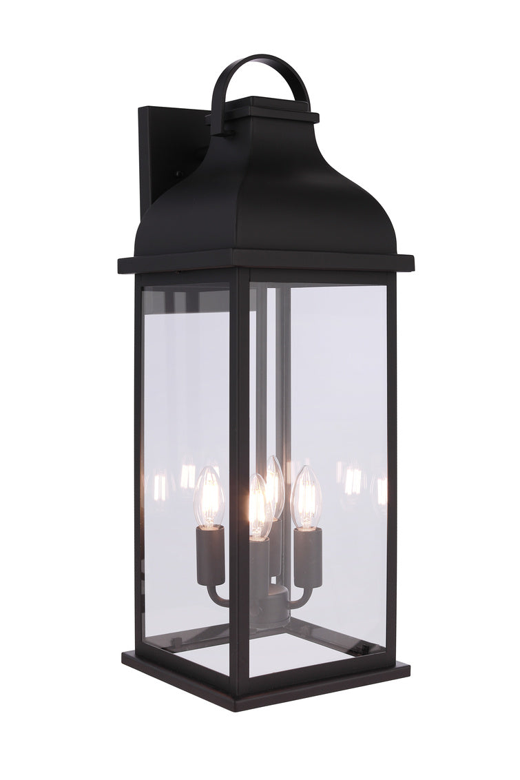 Bent Tree X-Large Outdoor Wall Lantern in Midnight Finish by Craftmade