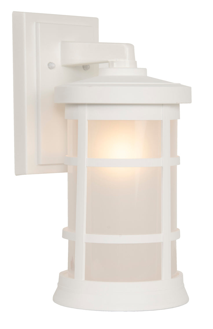 Resilience Medium Outdoor Wall Lantern in White Finish by Craftmade