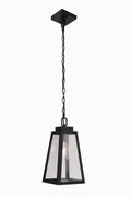 Sorano 1-Light Outdoor Hanging Lantern in Textured Black Finish by Craftmade