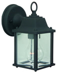 Coach Lights Cast Aluminum Small Outdoor Wall Lantern in Textured Matte Black Finish by Craftmade